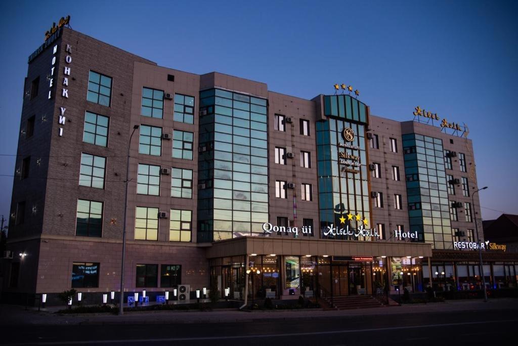 Hotel Zhibek Zholy Sjymkent Exteriör bild